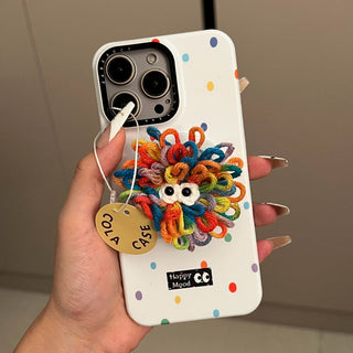 Colorful Plush Monster iPhone Case