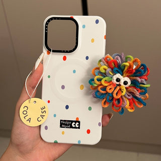 Colorful Plush Monster iPhone Case