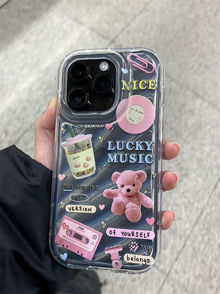 Sweet Cool Bear iPhone Case