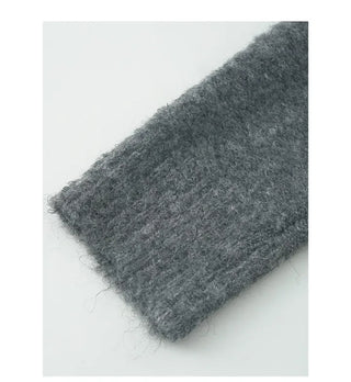 Raglan color-blocked loose-fit knit