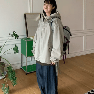 Ralts Hooded Two-Way Over Jumper