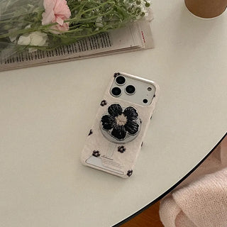 Noir Bloom iPhone MagSafe Grip Talk Holder Acrylic