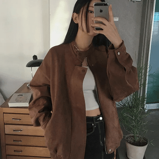 Becky Oversized Suede Jumper