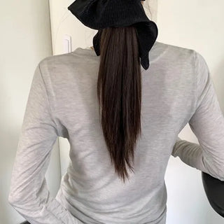 Nino Pleated Square Scrunchie