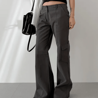 IDEN PANT | Low-rise track pants, bootcut pants, trousers, autumn pants, training pants