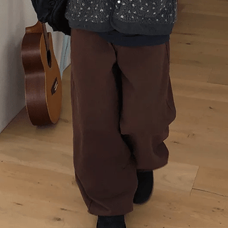 Havane Cotton Balloon Wide Brushed Pants