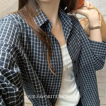 Note Fine Check Standard Fit Shirt