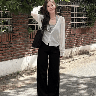 Ridi Summer Cotton Wide Pants