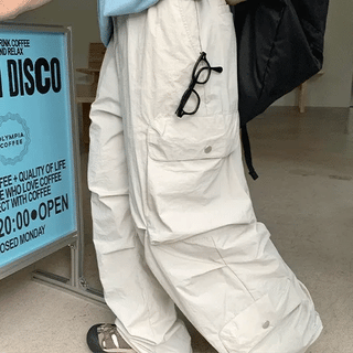 Momoka String Parachute Cargo Pants