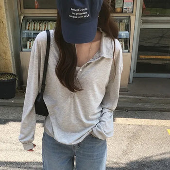 The Shoe Loose Fit Collar Half-Open