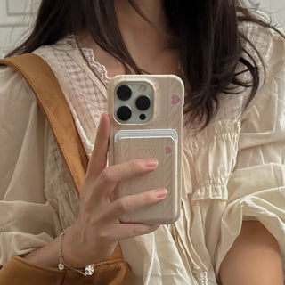Bow My Heart MagSafe Hard Phone Case for iPhone 17 Pro