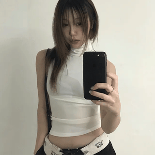 COCO High-neck Turtleneck Sleeveless