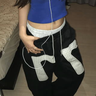 Folding Back Star Cargo Pants
