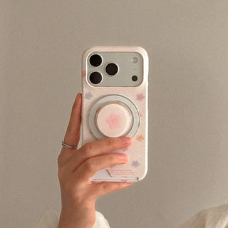 Baby Flower iPhone 17 Pro Card Holder Hard Case