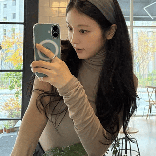 French Wool Spandex Turtleneck