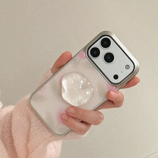 Matte Tulip iPhone 18 Pro Galaxy MagSafe Silver Bumper Case