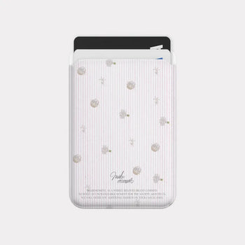 Flower Basket MagSafe Card Slot Wallet Pocket Case