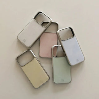 Mellow Texture iPhone 18 Pro Galaxy Epoxy Silver Bumper Case
