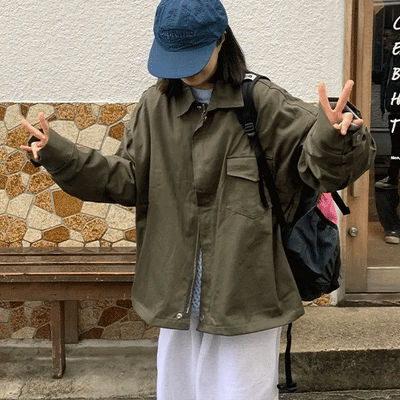 Koya Pocket Over Cotton Jacket