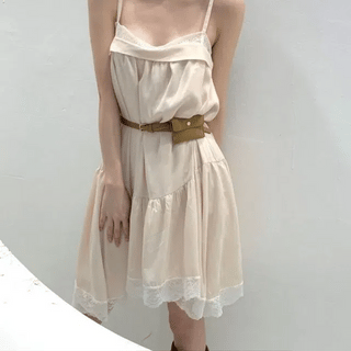 Strap Ruffle Dress