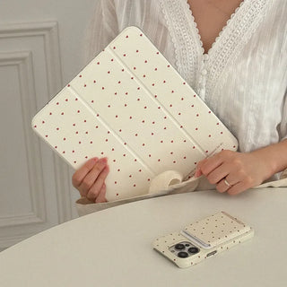 dotty love iPad Pro Air 13 11 Clear Detachable Cover Case