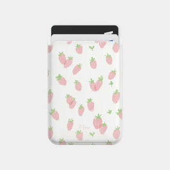 Berry Garden MagSafe Card Slot Wallet Pocket Case