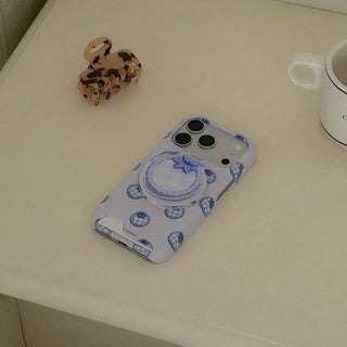 Blueberry Picnic iPhone MagSafe Grip Talk Holder Acrylic