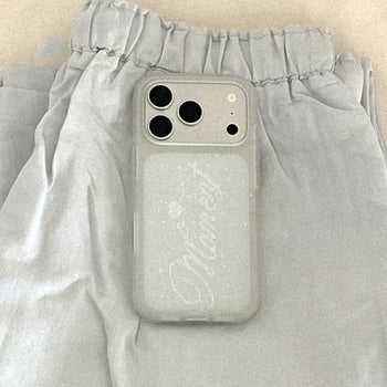 Moment Lettering iPhone 17 Pro Clear Translucent Jelly Case