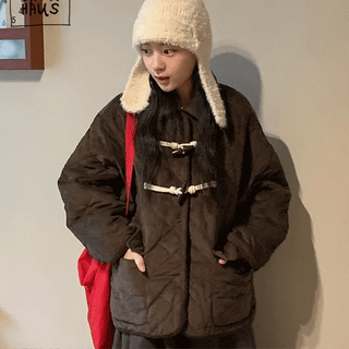 Nerun Duffle Corduroy Half Jacket