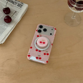 Berry Knit Pattern iPhone MagSafe Grip Talk Holder Epoxy