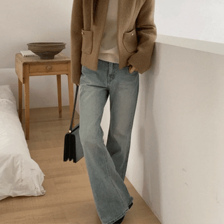 Bottle bootcut denim