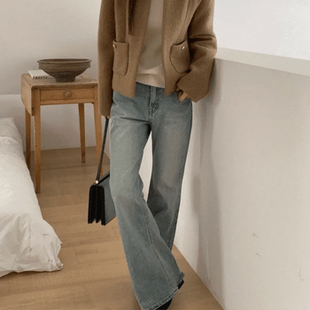 Bottle bootcut denim