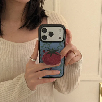[SET] Capri Tomato Black MagSafe Bumper Case + MagSafe Acrylic Smart Talk