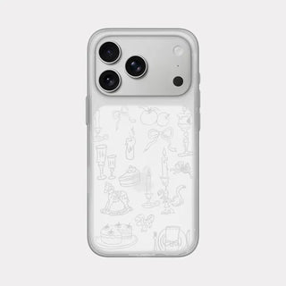 Holiday Table iPhone 17 Pro Clear Translucent Jelly Case