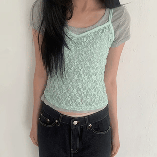 Cross Lace Sleeveless