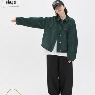 Racova Corduroy Button Jacket