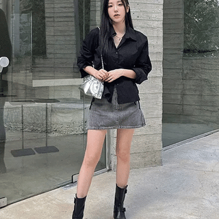 It's Low Mini Skirt