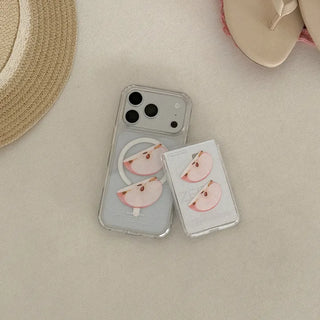Fresh Apple MagSafe Clear Jelly Hard Phone Case for iPhone 17 Pro