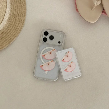Fresh Apple MagSafe Clear Jelly Hard Phone Case for iPhone 17 Pro