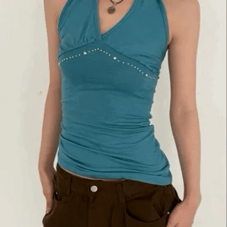 TONED Halter Neck Sleeveless 5co