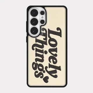 Lovely Things iPhone 18 Pro Galaxy Epoxy MagSafe Black Bumper Case
