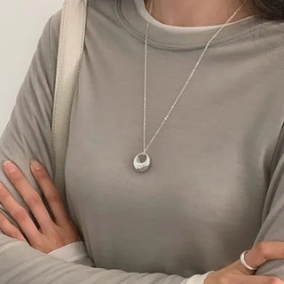 Sophia Bold Ring Pendant Necklace