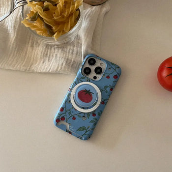 Capri Tomato iPhone MagSafe Grip Talk Holder Epoxy