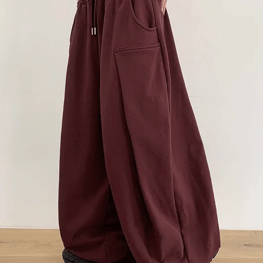 Myonang Pintuck Balloon Elastic Waist Pants