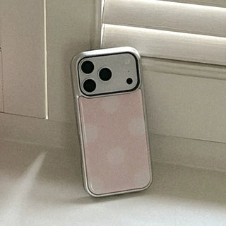[Collection] Pure Pink Silver Epoxy Bumper Phone Case