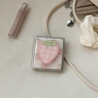 [SET] Strawberry Picnic Foldable Fold 8 Bumper Case + Acrylic Smart Talk (MagSafe Selectable)