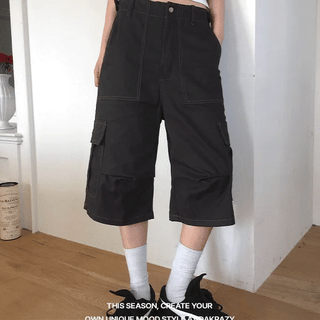 Diva Parachute Cotton Bermuda Cargo Pants