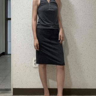 Rivet Double Skirt