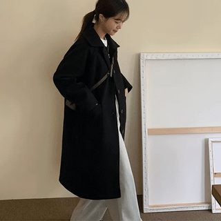 Jeanne Wool Quilted Long Coat
