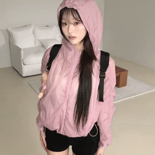 Cohen Hooded Drawstring Windbreaker